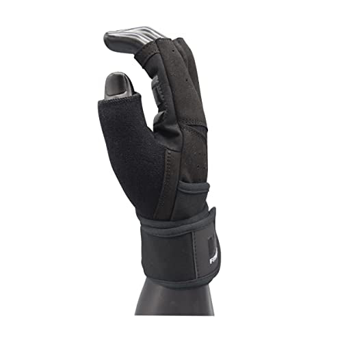 MRX Weightlifting Gloves for Men Workout Gloves Mens Wrist Support Lifting Gloves Male Gym Gloves | Workout Gym Accessories for Men Weight Lifting Fingerless Gym Exercise for Powerlifting