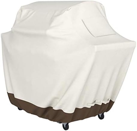 Amazon Basics Gas Grill Barbecue Cover for Outdoor, Waterproof, Anti-UV, Durable, 65 inch, Large, Beige