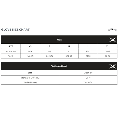 Arctix Kids' Snowplow Gloves, Swirl, X-Large