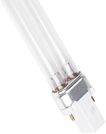 2 pcs 9 WATT UVC PL-S9/TUV G23 Base Replacement UV Light Bulb for Outdoor Pond Clarifier Compatible with JUP-01 UVE9 CF400 CF500 UVCP-9 UV Light for Aquarium