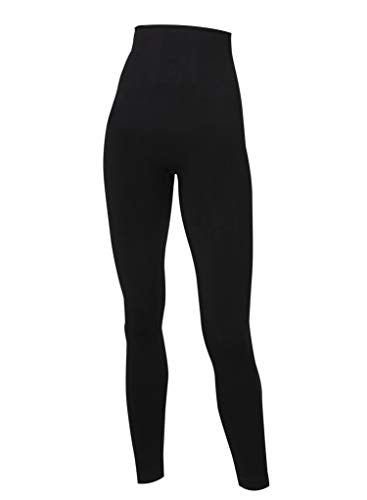 MOTHERS ESSENTIALS Postpartum High Waist Tummy Compression Control Slimming Leggings (xsmall, black)