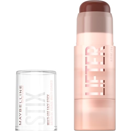 Maybelline Lifter Stix Multi-Use Face Stick - Contour, Bronzer, Concealer and Foundation Stick, All-In-One Creamy Face Makeup with Cranberry Seed Oil, 80, 1 Count