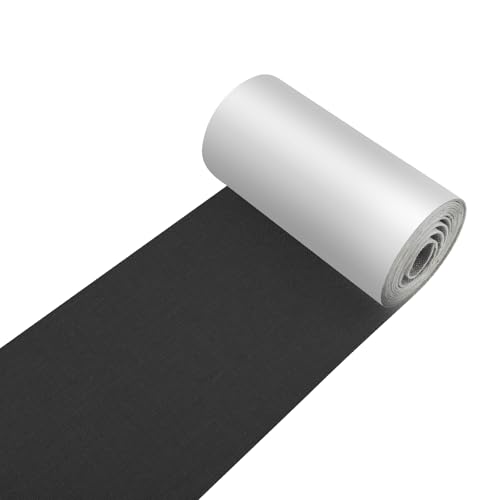 Lusofie Canvas Repair Tape, Waterproof Canvas Repair Self-Adhesive Patch Tent Repair Tape Canvas Repair Kit for Repairing Sofas Clothes Tents Boat Covers Umbrellas Patios Backpacks(Black)