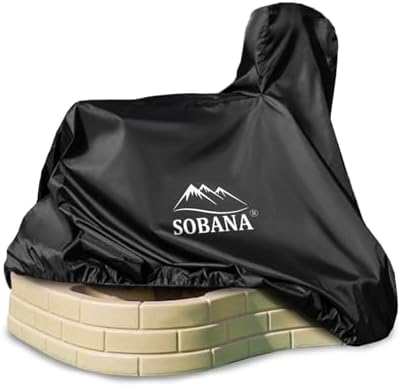 Kids Water Table Cover for Pump & Splash Discovery Pond Water Table,Waterproof Dust Proof Anti-UV Outdoor Kids Water Sensory Table Pool Cover(Cover only,Black)