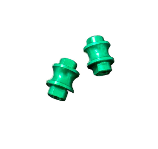 August Engineering Aluminum (Pair) Replacement Barrel Spacer Stand Off for Benchmade Bugout 535 & Mini Bugout 533 Knife not Included (Green)