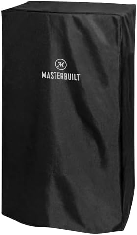 Masterbuilt® 40-inch Vertical BBQ Smoker Weather-Resistant Polyester Cover to Fit All Masterbuilt 40-inch Vertical Smokers in Black, Model MB20080210