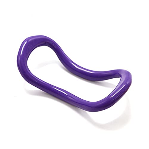 MINGYNS Yoga Ring for Leg Calves,Fitness Circle for Back Toning Thighs Abs and Legs,Training Ring for Yoga, Mobility, Pilates,Gymnastics Exercise Workout (Purple)