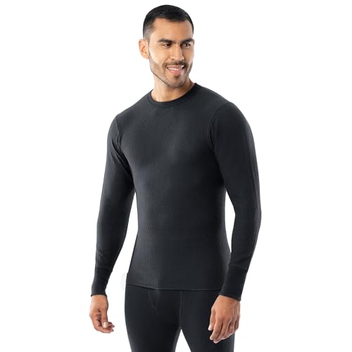 Indera Heavyweight Cotton Waffle Long Johns Thermal Undershirt for Men