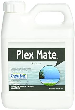 Plex Mate Aquatic Surfactant for Herbicides – Quart- Non-Ionic, Increase Product Coverage, Increase Product Penetration, Increase Product Effectiveness