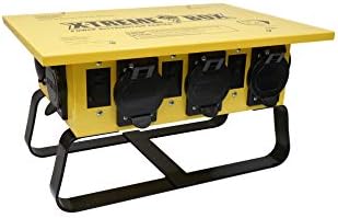 Southwire X-treme Power Distribution Box, Temporary Power Box, 50-Amp, 125/250V, GFCI 6506UGSX