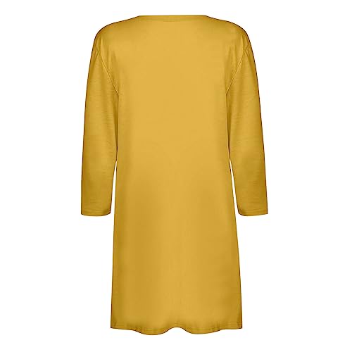 Lightweight Cardigan for Women 2024 Fall Casual Solid Long Sleeve Open Front Cardigans Outwear with Pockets