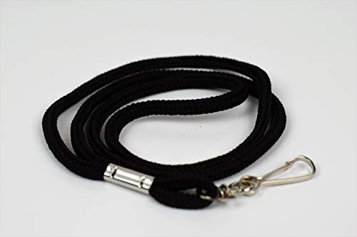 American Whistle Corporation American Classic Whistle - 126 db Solid Brass Whistle with Lanyards and Safe-T-Tip - Made in America (Black)