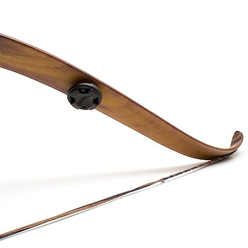 LimbSaver Recurve Dampener for Recurve and Youth Solid Limb Compound Bows, Black, 2-Pack