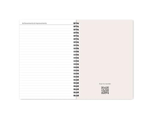 Better Health - Exercise, Nutrition & Wellness Journal - Stay healthy with our handy, simple tracking charts - A5 size with 104 undated pages - For A Happier, Healthier Life (Beige)