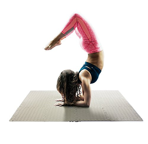 VViViD Gray Interlocking EVA Foam Floor Mat Tile Pack