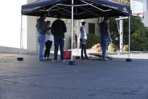 US Weight 30 Pound Canopy Weight Set of 4 with No-Pinch Design - Easy Installation and Removal to Secure Tents, Canopies, and Umbrellas at Outdoor Events