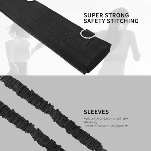 Vertical Jump Trainer: Leg Strength Training Tool with Resistance Bands - Speed & Agility Jumping Exercise Equipment for Basketball Volleyball Football