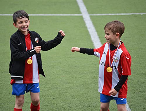 KISEER 40 Pieces Plastic Gold Winner Award Medals Bulk for Sports, Games Competitions, Party Favors and Decorations