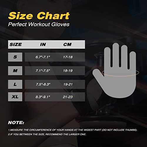 Glofit Workout Gloves with Wrist Wrap Support for Men & Women, Weight Lifting Gloves with Cuved Open Back Fingerless for Cycling, Gym, Training, Crossfit (Small, Black)
