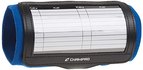 CHAMPRO unisex adult Triple Wristband Playbook, Royal, US