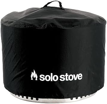 Solo Stove Yukon Shelter - Weather-Resistant Round Cover for Solo Stove Yukon Fire Pit and Accessories - PVC-Coated Polyester with Aluminum Reinforcement - Waterproof Year-Round Protection
