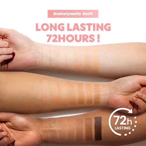 [*Mini Size*] TIRTIR All Cover Pink Cushion | Korean Cushion Foundation, (#25N Mocha, 0.15 Fl Oz)