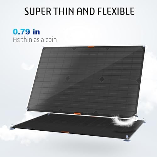 OYMSAE 30 Watt 12 Volt Solar Panel Solar Trickle Charger 30W 12V Portable Solar Battery Charger & maintainer with Cigarette Lighter Plug & Alligator Clip