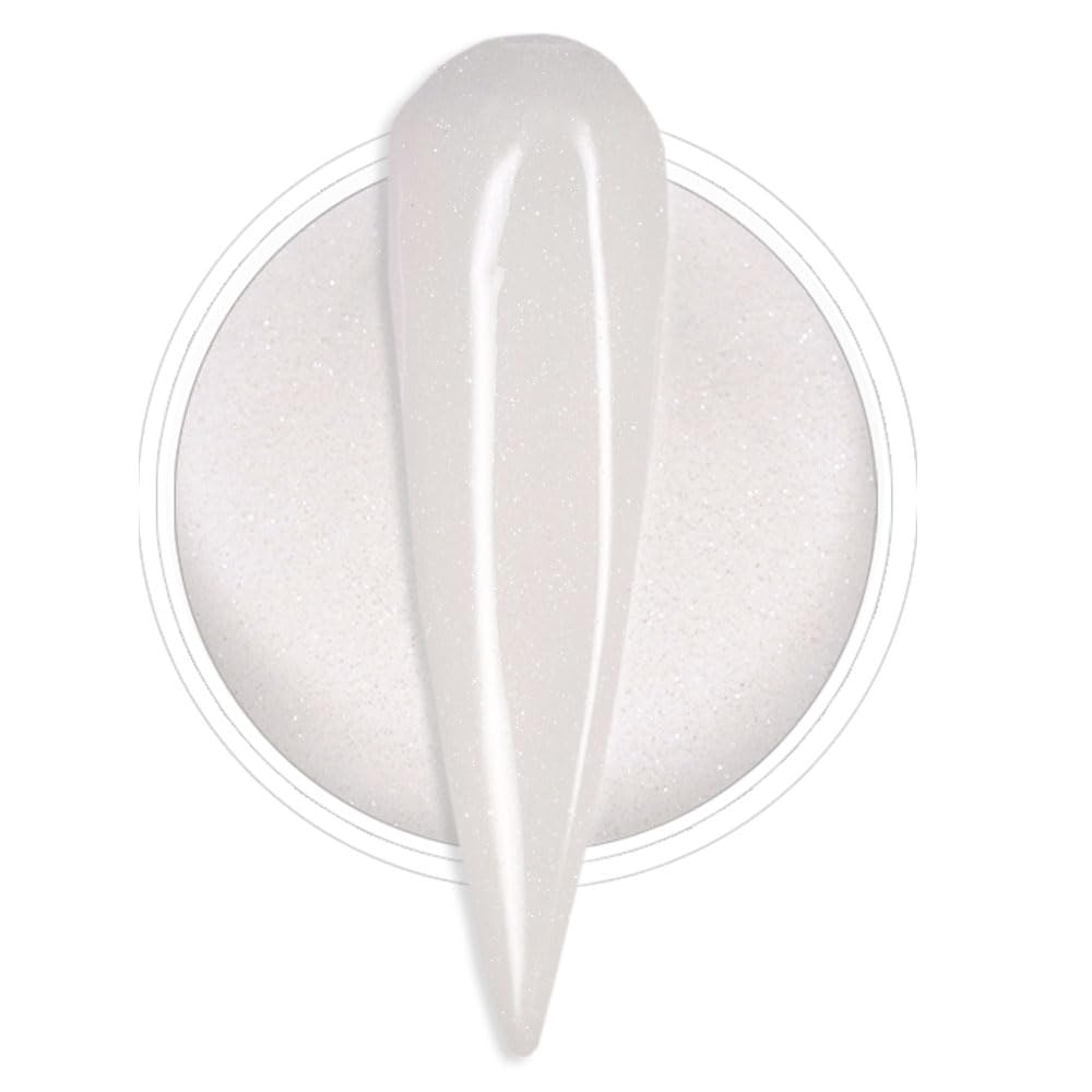 Oumisaya Glow in the Dark Clear Nail Dip Powder 1OZ Semi-Transparent Top Coat Powder for nail arts Glow Blue