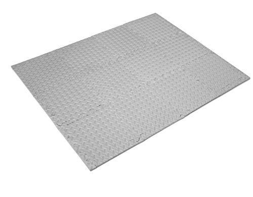 VViViD Gray Interlocking EVA Foam Floor Mat Tile Pack