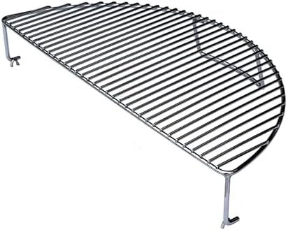 SnS Grills Slow ‘N Sear Elevated Cooking Grate - Compatible with Weber and Other Grills - Heavy Duty Stainless Steel, More Grill Space for Tailgating, Camping, and Backyard Cooking