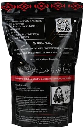 Don Bardo - 100% All Natural Wood Pellets, Bundle with 6 Different Flavors, Intended for Ninja Woodfire Outdoor Grill, Grills, Pellet Grills, Wood Fire Oven & Smoker, 6, 2lb Resealable Bags (12 lb)