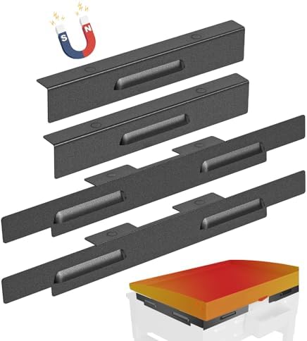 Wind Guards for Blackstone 22 inch Griddle, Magnetic Wind Screens, Blackstone Griddle Accessories, Fit with Hood, Rear Grease Cup and Side Shelf, Heat Shield for Side Table, Grilling Gifts, Black