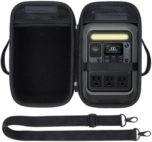 Hard Case Compatible with Anker SOLIX C300 Portable Power Station Outdoor 288Wh LiFePO4 Battery 300W (600W Surge) Solar Generator
