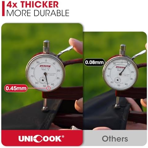 Unicook 48 Inch Grill Cover for Weber Spirit Il 200 and Spirit 200 Series, 2 Burner Gas BBQ Cover for Outdoor Grill, Heavy Duty Waterproof Fade Resistant, Compared to Weber 7138