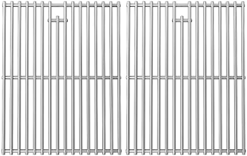Uniflasy 17 Inches Cooking Grates for Home Depot Nexgrill 720-0830H 720-0830D, 720-0783E, 720-0783C Gas Grill Replacement Parts, Stainless Steel Uniflame Gas Grills Cooking Grids 2 Pack