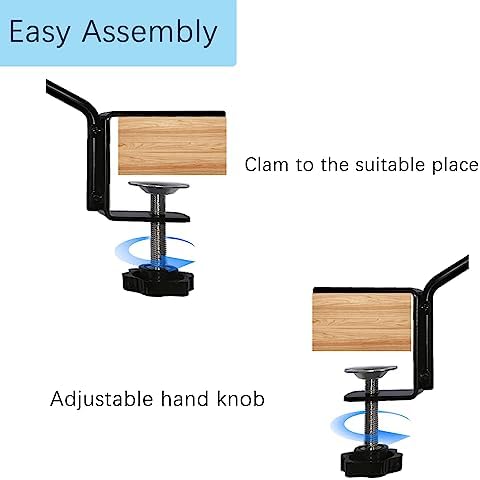 Heavy Duty Deck Bird Feeder Hanger Hook for Railing 13 Inch 4 Pack for Bird Feeders,Planters,Plants Flower Suet Baskets,Lanterns,Wind Chimes Holiday Decoration (4 Pack)