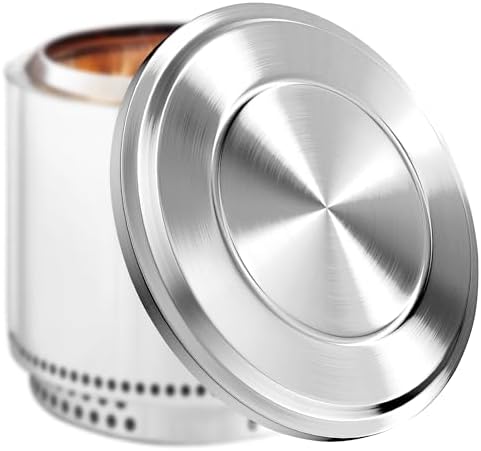 Lid for Solo Stove Yukon - 27 Inch Stainless Steel Fire Pit Lid Cover for Solo Stove Yukon, Fire Pit Accessories for Outdoor Fire Pits and Camping Accessories