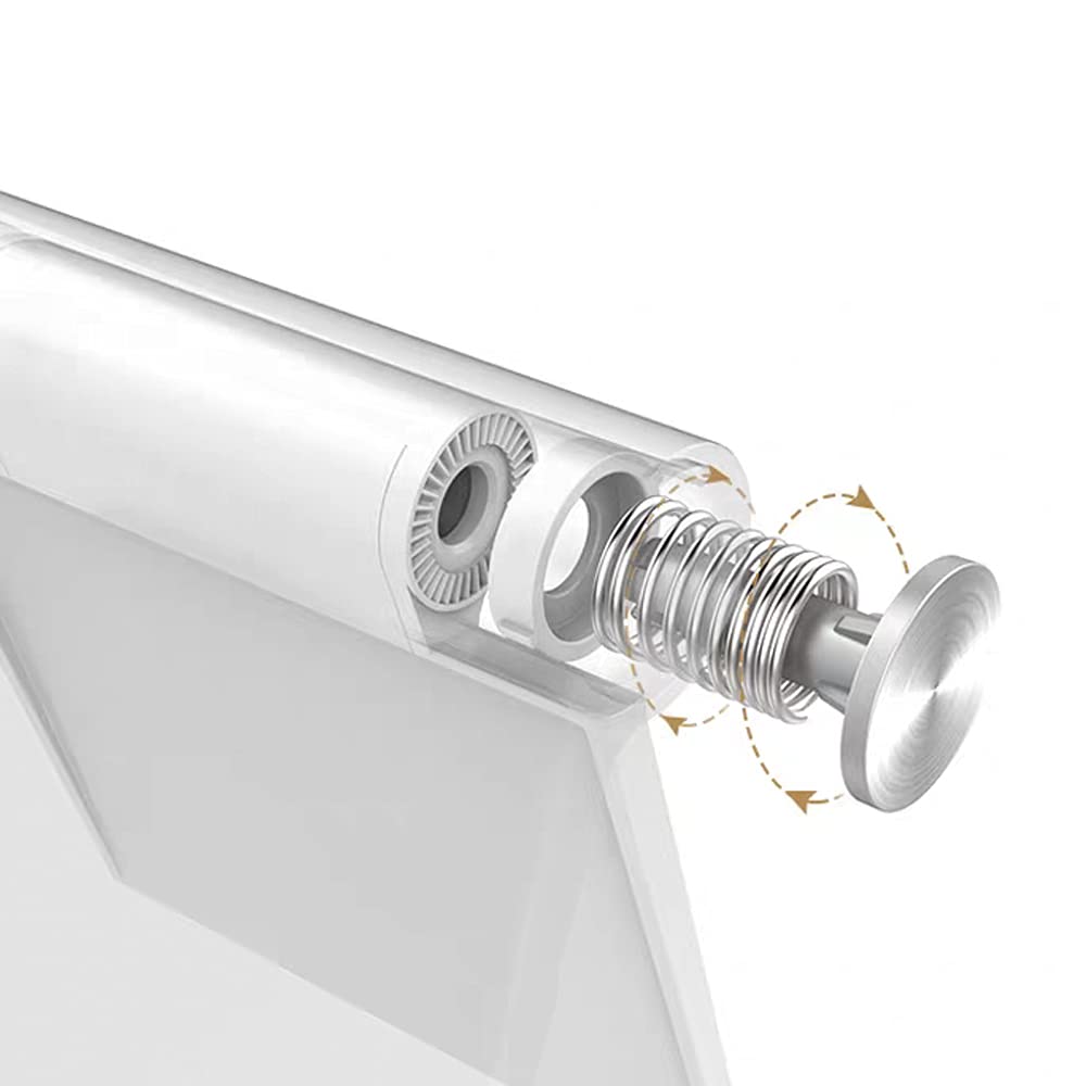 Mayten Foldable Cell Phone Stand for iPhone - Adjustable Phone Holder with Wide Compatibility, Portable Desktop Dock for iPhone 15/14/13/12/11/Pro/Max/SE, Galaxy, Pixel, Anti-Slip Design (White)