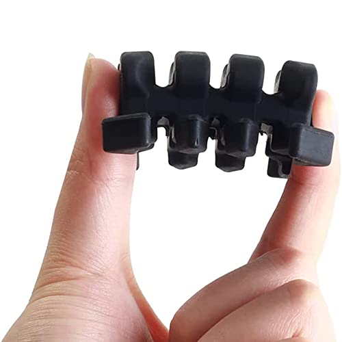 SOPOGER Bow Limb Dampeners for Compound Bow Crossbow Limb Dampeners Split Limb Stabilizer Dampener Bow Sliencer for Reduceing Noise and Vibration (Black)