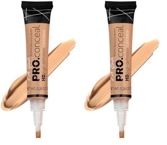 L.A. Girl HD Pro.Conceal, Pure Beige GC976 (Pack of 2)