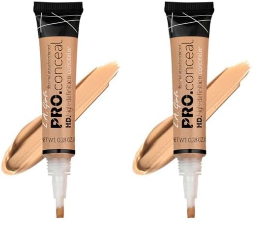 L.A. Girl HD Pro.Conceal, Pure Beige GC976 (Pack of 2)