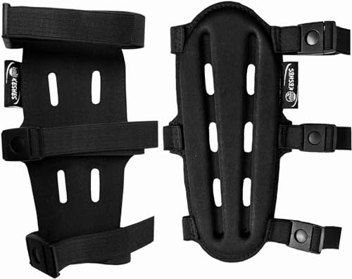 KESHES Archery Arm Guard - Adjustable Forearm Wrist Protector for Bow Hunting Accessories - 3" x 8" One Size Fits Youth & Adults, Right & Left Handed - Durable & Lightweight for Archery