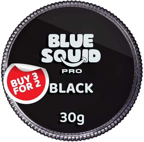 Blue Squid PRO Face Paint - Professional Water Based Single Cake Facepaint & Body Paints - SFX Makeup, Kids Adults Face Painting for Costume, Halloween, Cosplay - Metallic Purple 30g / 1oz