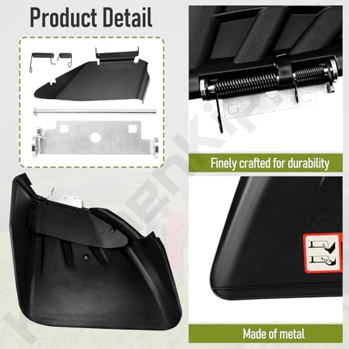 AUC11996 Discharge Chute Kit Compatible with John Deere D 100 105 110 120 130 140, E 100 110 120, X 126 166, Z 225 245, LA 115 125 135, for 42" 48" Lawn Tractors GY22100, GY20443, GY21901, GY22029