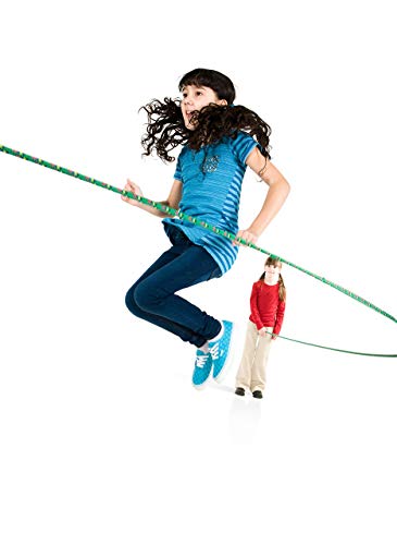 Just Jump It Black Confetti 16' Jump Rope - Double Dutch Jump Rope - Agility Play
