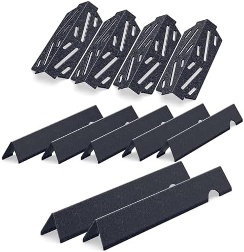 Grill Flavorizer Bars for Weber Genesis II E-410, S-410, LX E-440, S-440, Weber Genesis 2 66041, 66033, 66796, Heat Deflectors BBQ Gas Grill Replacement Parts, 17” Porcelain Steel Flavor Bars