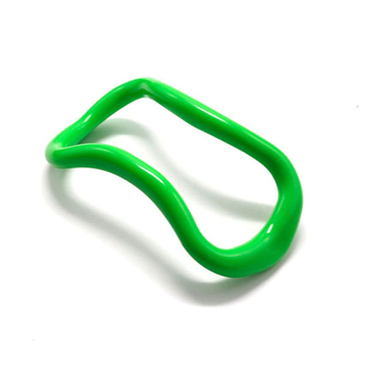 MINGYNS Yoga Ring for Leg Calves,Fitness Circle for Back Toning Thighs Abs and Legs,Training Ring for Yoga, Mobility, Pilates,Gymnastics Exercise Workout (Green)