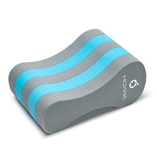 Pull Bouy Leg Float, EVA 5 Layer Swimming Pull Float Training Aid Sports Upper Bpdy Aqua Fitness for Adult, Beginners (Green&Grey)