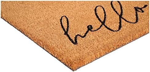 Calloway Mills Wildflower Bouquet Doormat, (Tan/Black, 17" x 29" x 0.60")