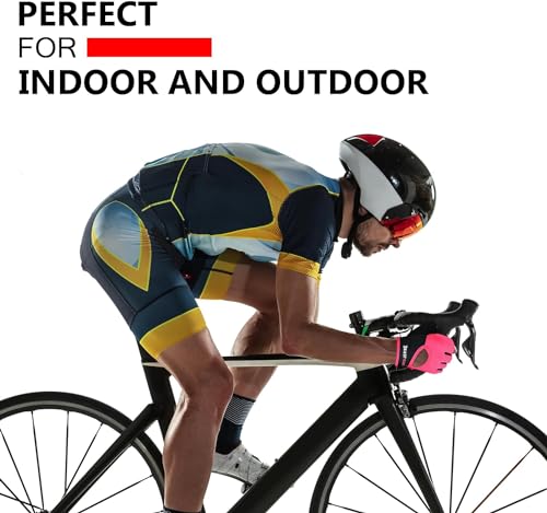 BEAST RAGE Workout Gloves for Men Gym Gloves for Weightlifting Women Fingerless with Palm Protection Padding, Breathable and Lightweight Weight Lifting Gloves Cycling Pull Up (Black, S)